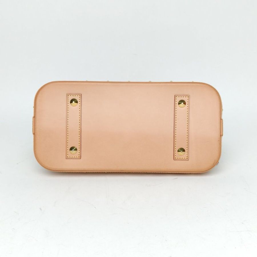 LOUIS VUITTON 白三彩PVC2011中古貝殼手提包肩背包-4