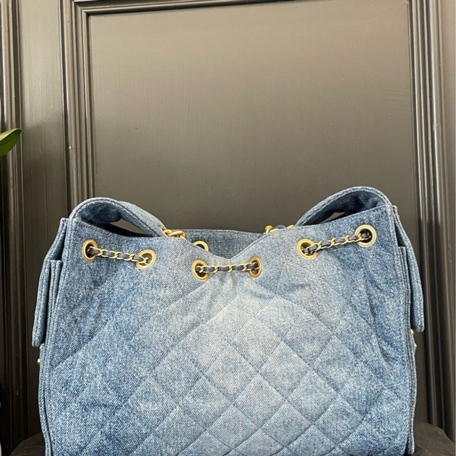 全新 Chanel 香奈兒25bag牛仔藍小號芯片-3