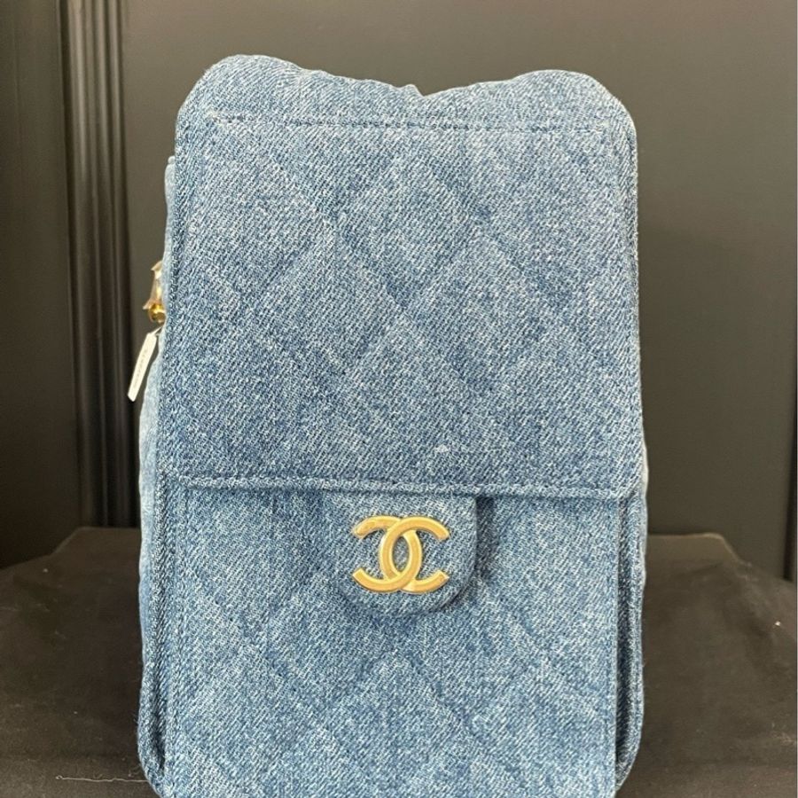 全新 Chanel 香奈兒25bag牛仔藍小號芯片-4