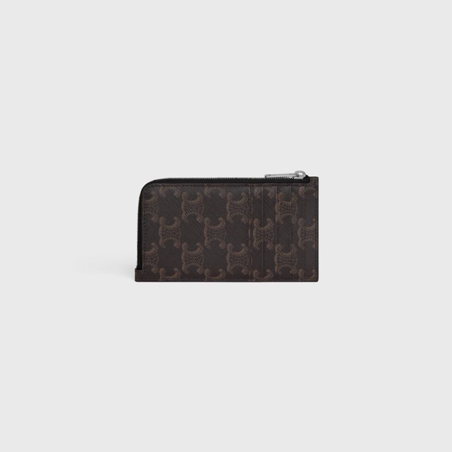 Celine 男女同款 長款拉鍊卡包均碼碼14cm*7.5cm-4
