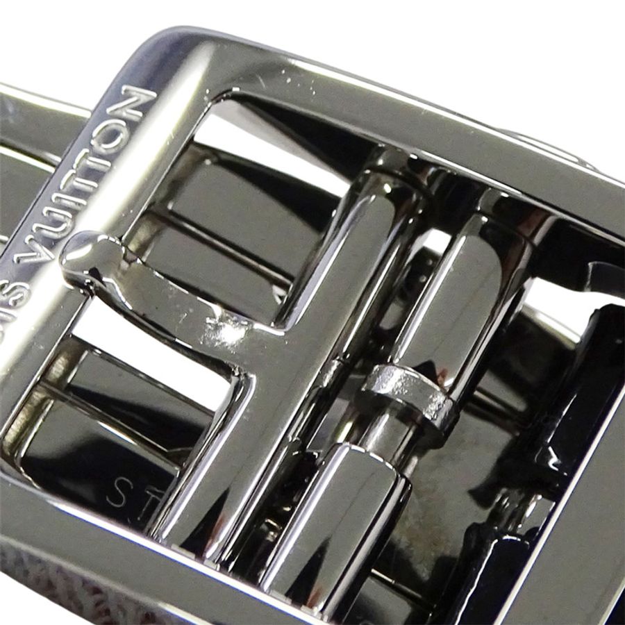 路易威登 (Louis Vuitton) 女士腕錶 Tambour Forever 鑽石石英 QZ 不鏽鋼 SS 皮革 Q12M5 銀色黑色-11