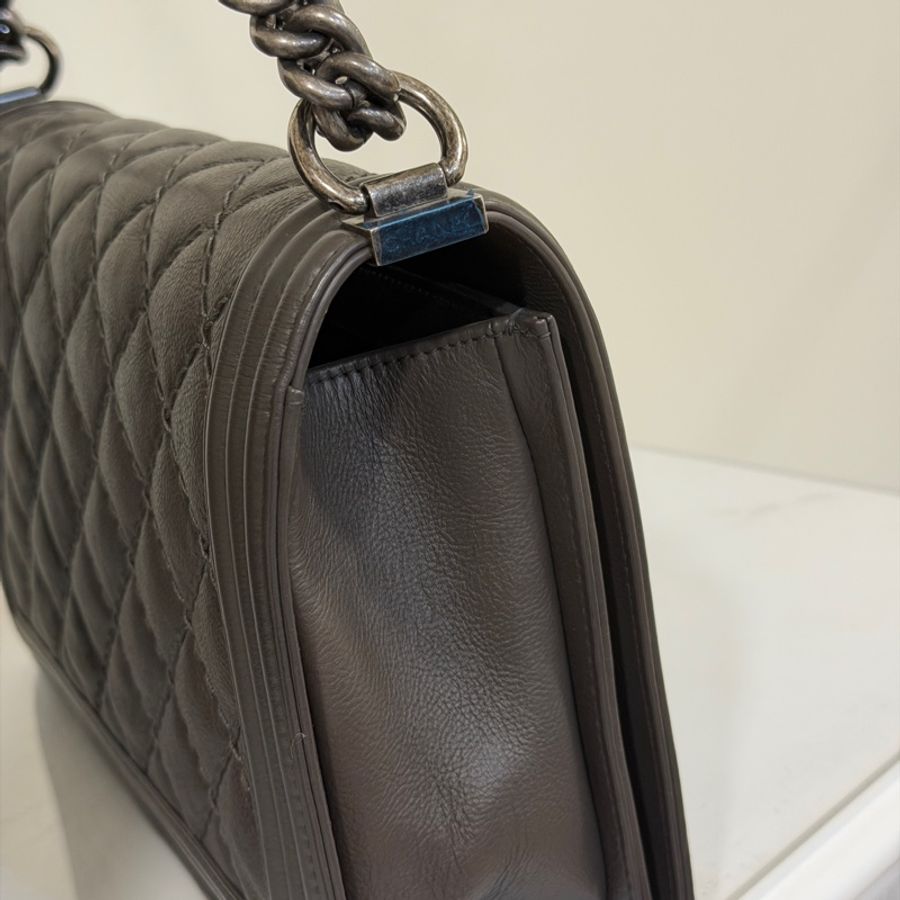閒置全配❤️ 香奈兒 #灰銀 #leboy #中大號 #28公分-2