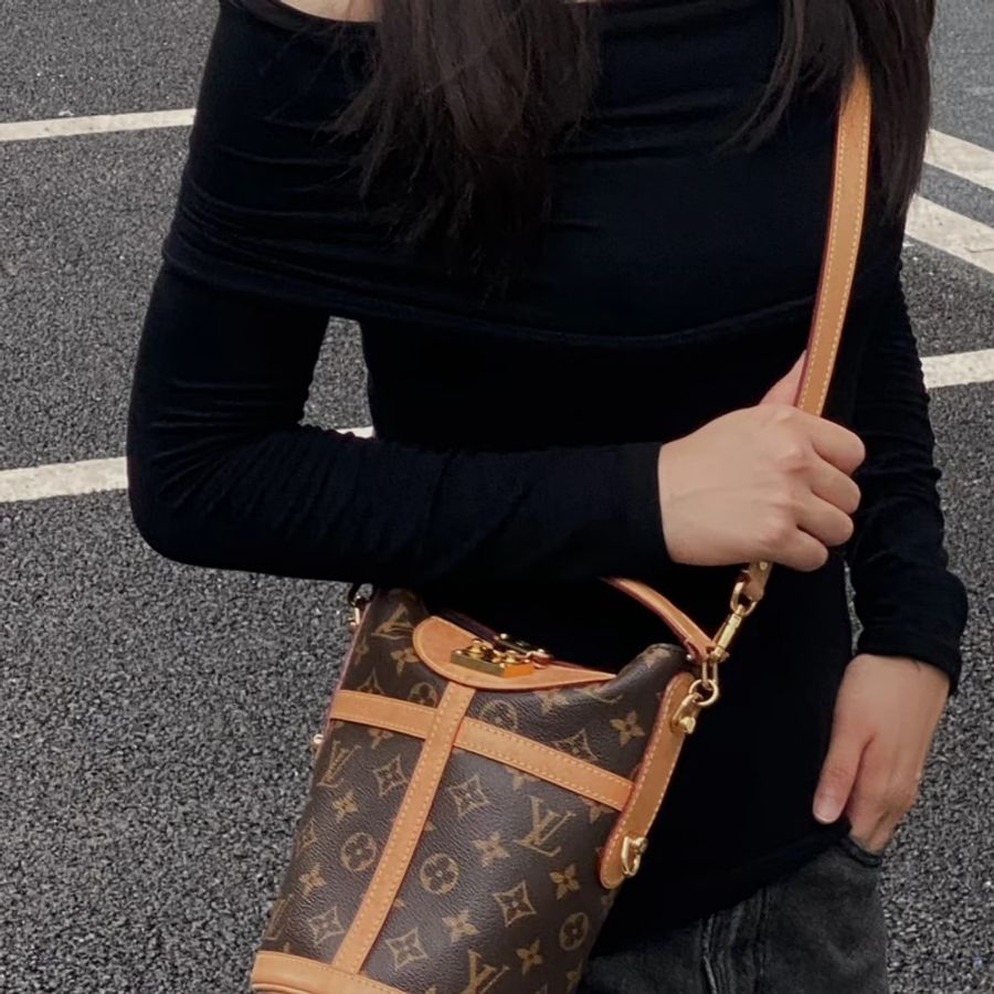 Louis Vuitton • 經典老花 Duffle 薯條包 大號-5