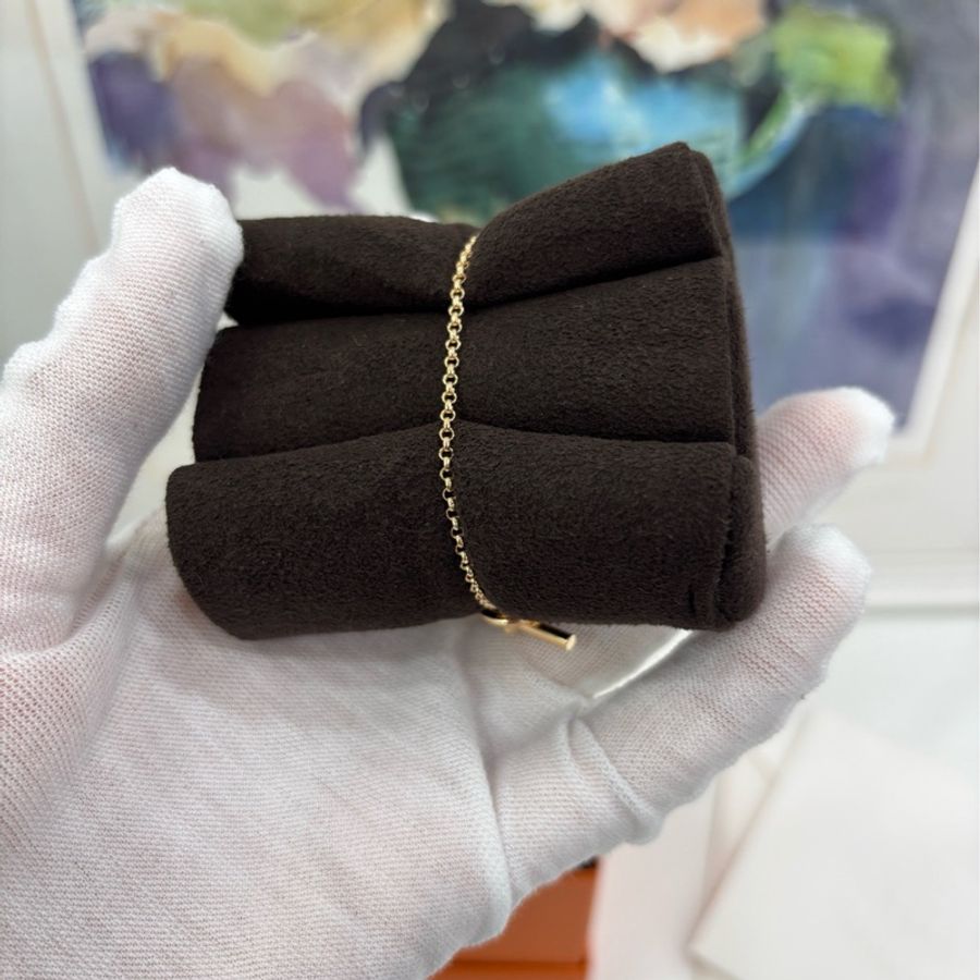 Hermes愛馬仕Clou de forge18K金 手鐲XS,26年4月證書 全新-2