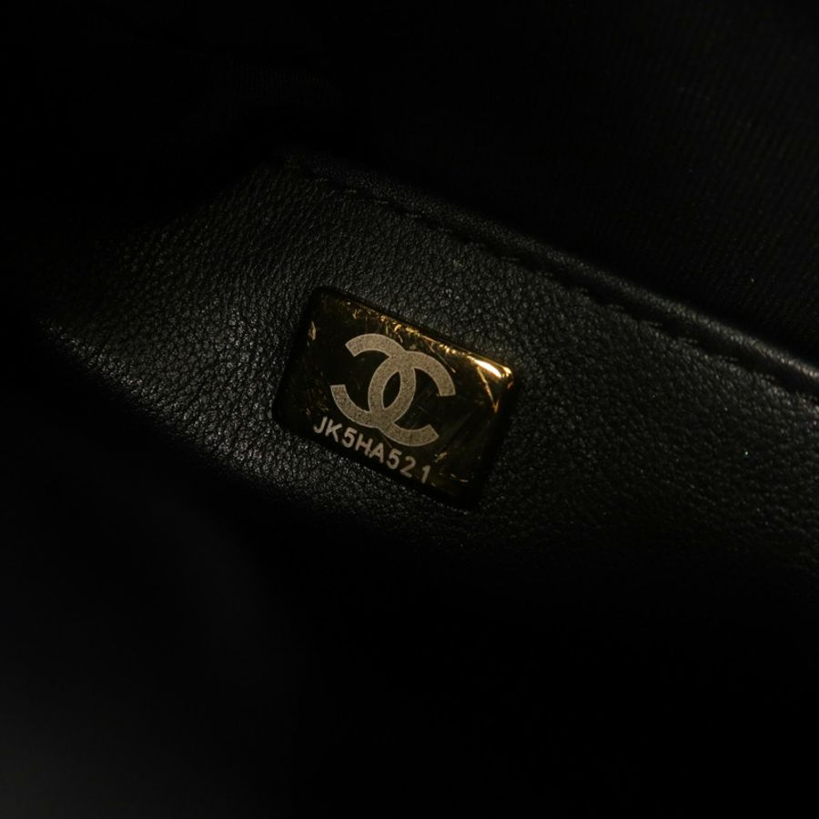CHANEL 牛皮皮革24S Hobo手挽肩背兩用袋-6