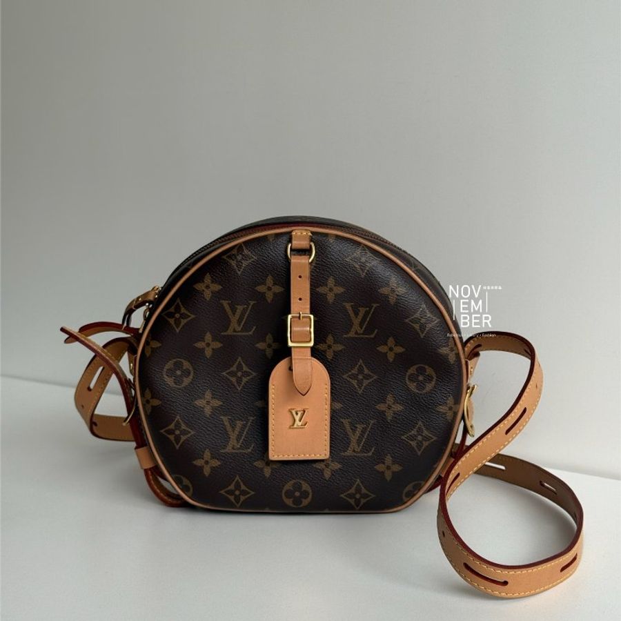 95新🤎 Louis Vuitton LV 路易威登 老花圓餅包-0