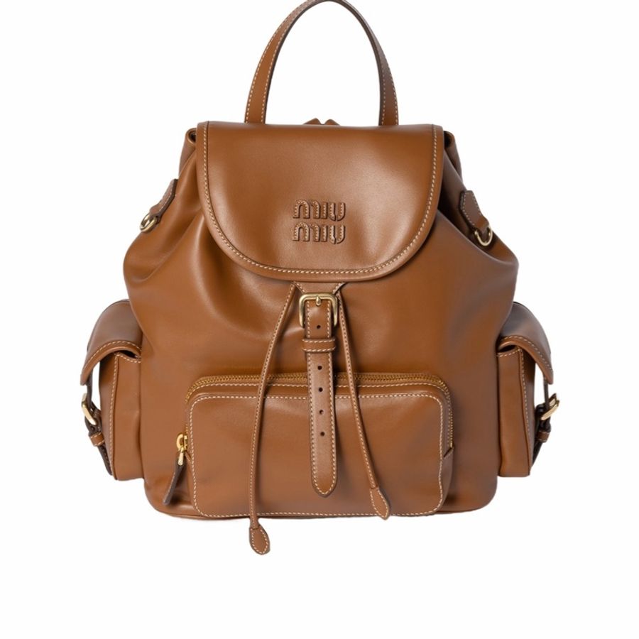 Miu Miu 女士 翻蓋雙肩包均碼碼29.5cm*12.5cm*25cm-0