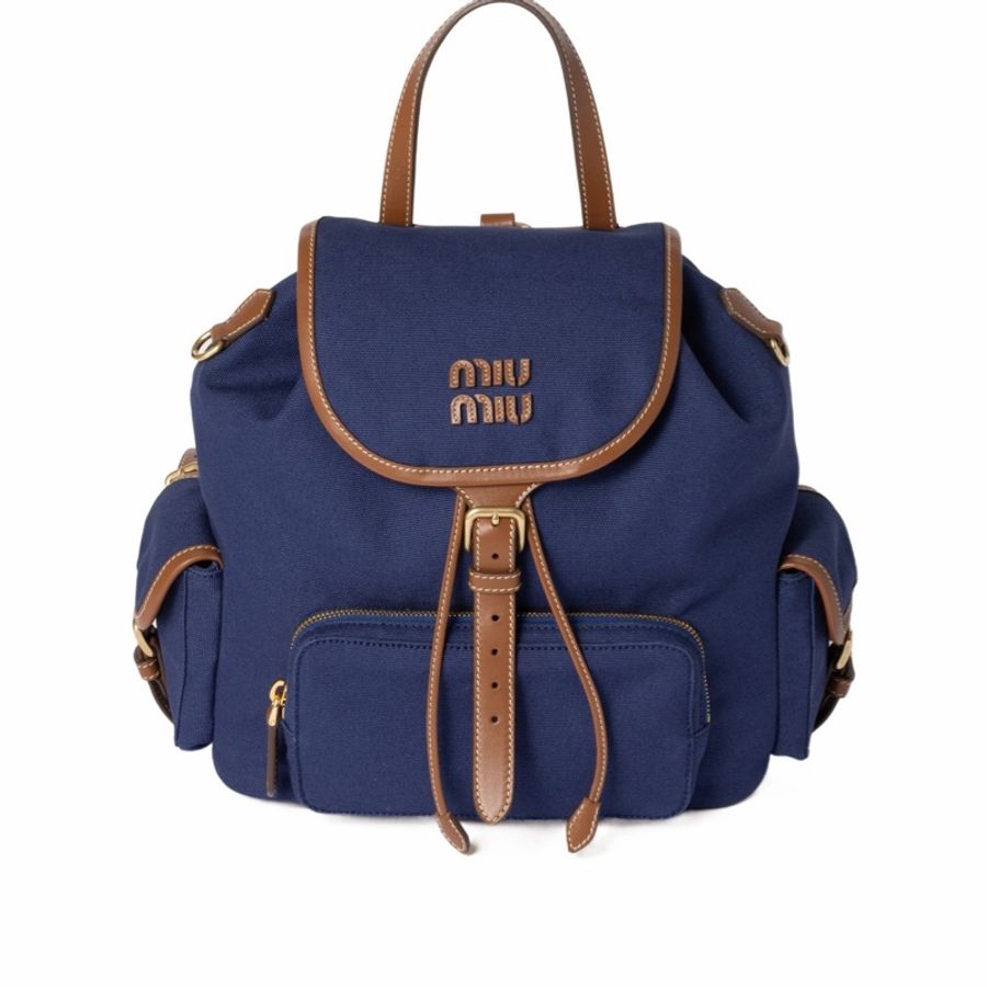 Miu Miu 女士 翻蓋雙肩包均碼碼29.5cm*12.5cm*25cm-0