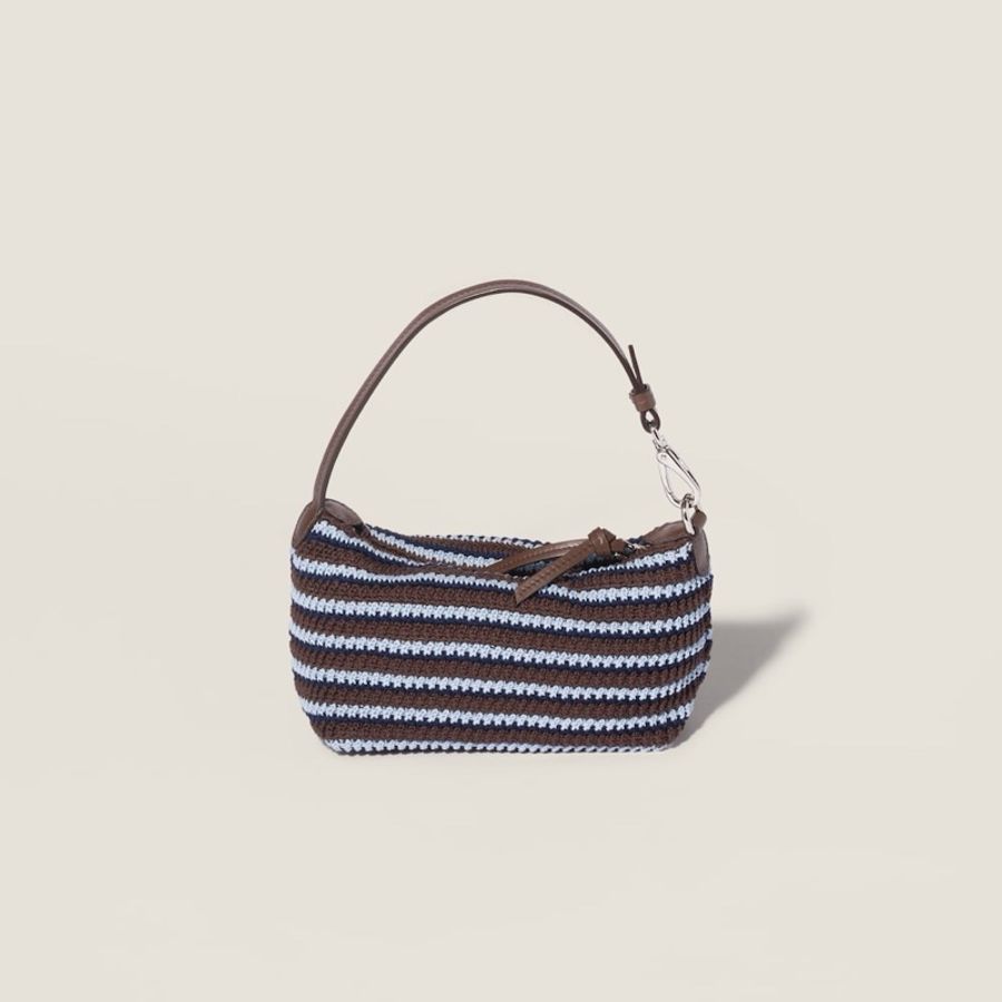 Miu Miu 女士 鈎編手拿包均碼碼18.5cm*10cm*14cm-3