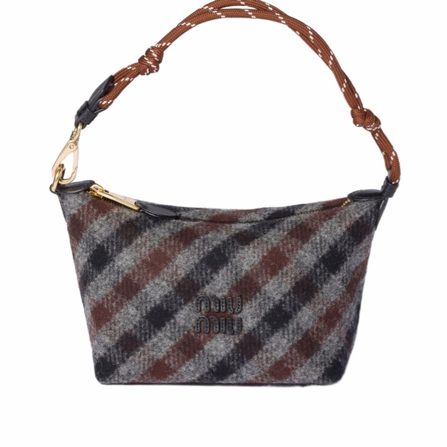 Miu Miu 女士 拉鍊手提包均碼碼18.5cm*10cm*14cm-0