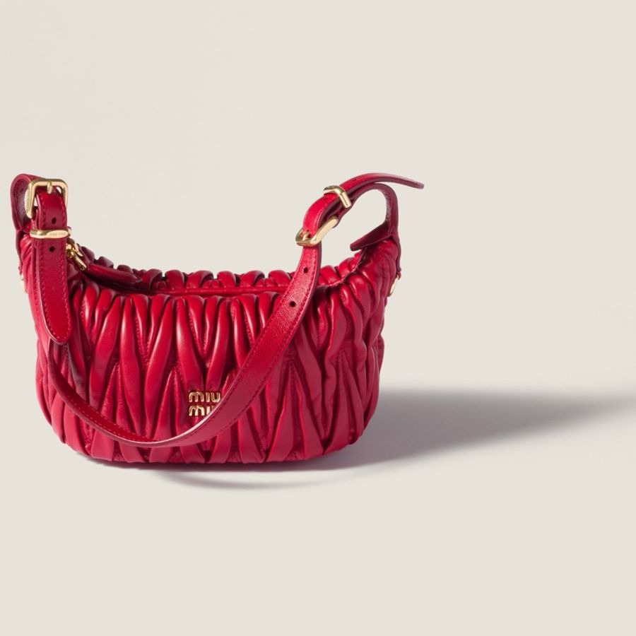 Miu Miu 女士 拉鍊單肩包均碼碼15cm*8cm*8.5cm-0