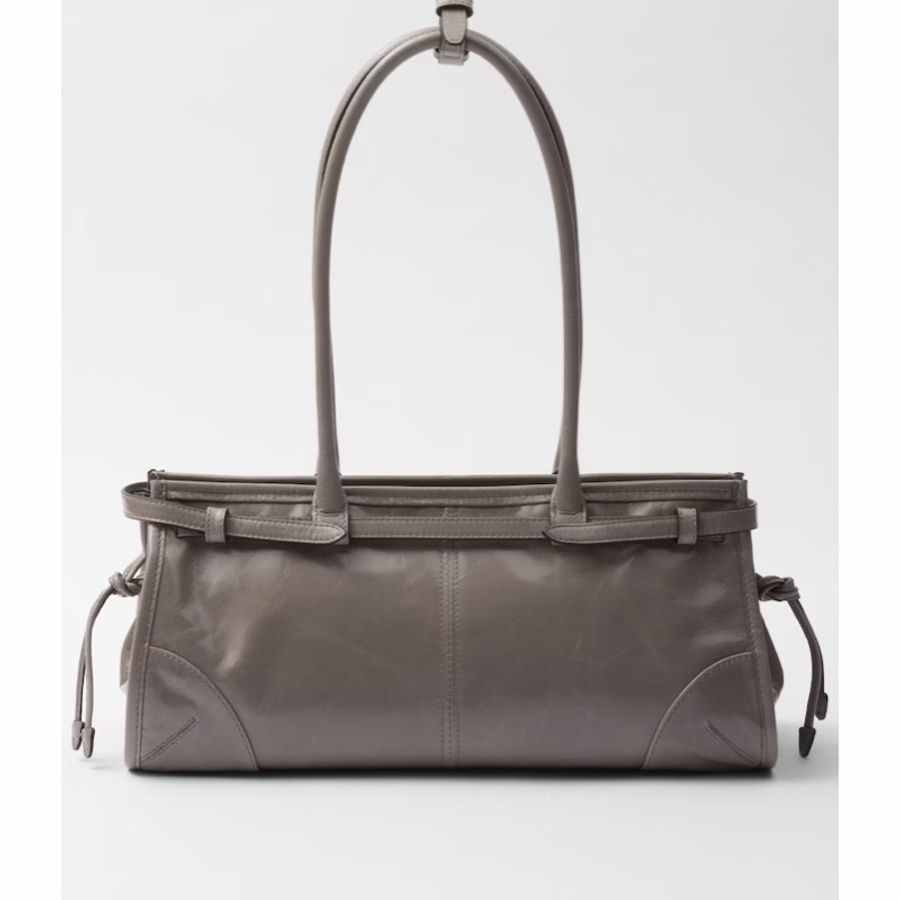 Prada 女士 中號徽標單肩包均碼碼中號、32cm*12cm*15.5cm-5