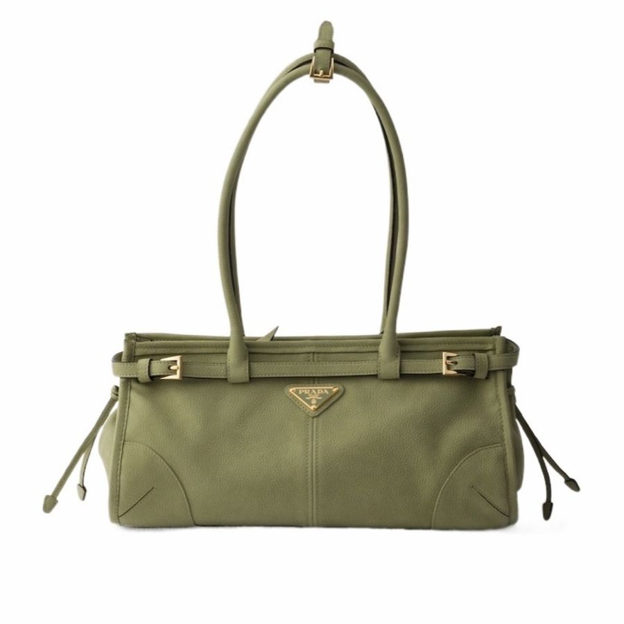 Prada 女士 Bonnie 中號單肩包均碼碼中號、32cm*15.5cm*12cm-0