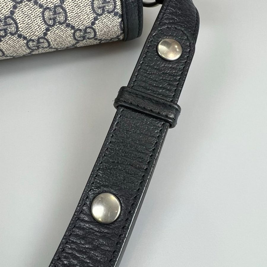 GUCCI 602201 藍色1955肩背包 小號-10