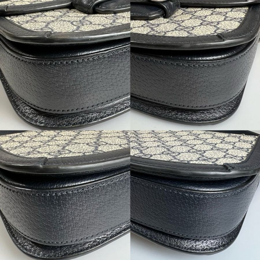 GUCCI 602201 藍色1955肩背包 小號-12