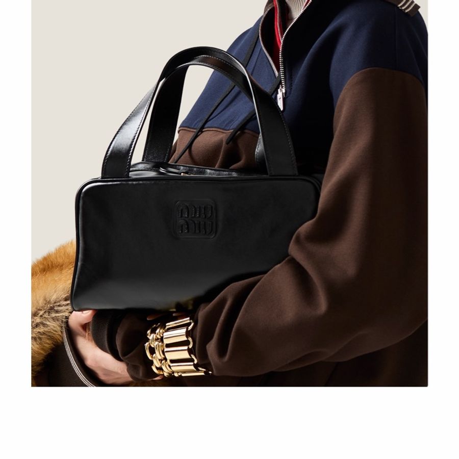 Miu Miu 女士 皮革手提包均碼碼28cm*13cm*15cm-2