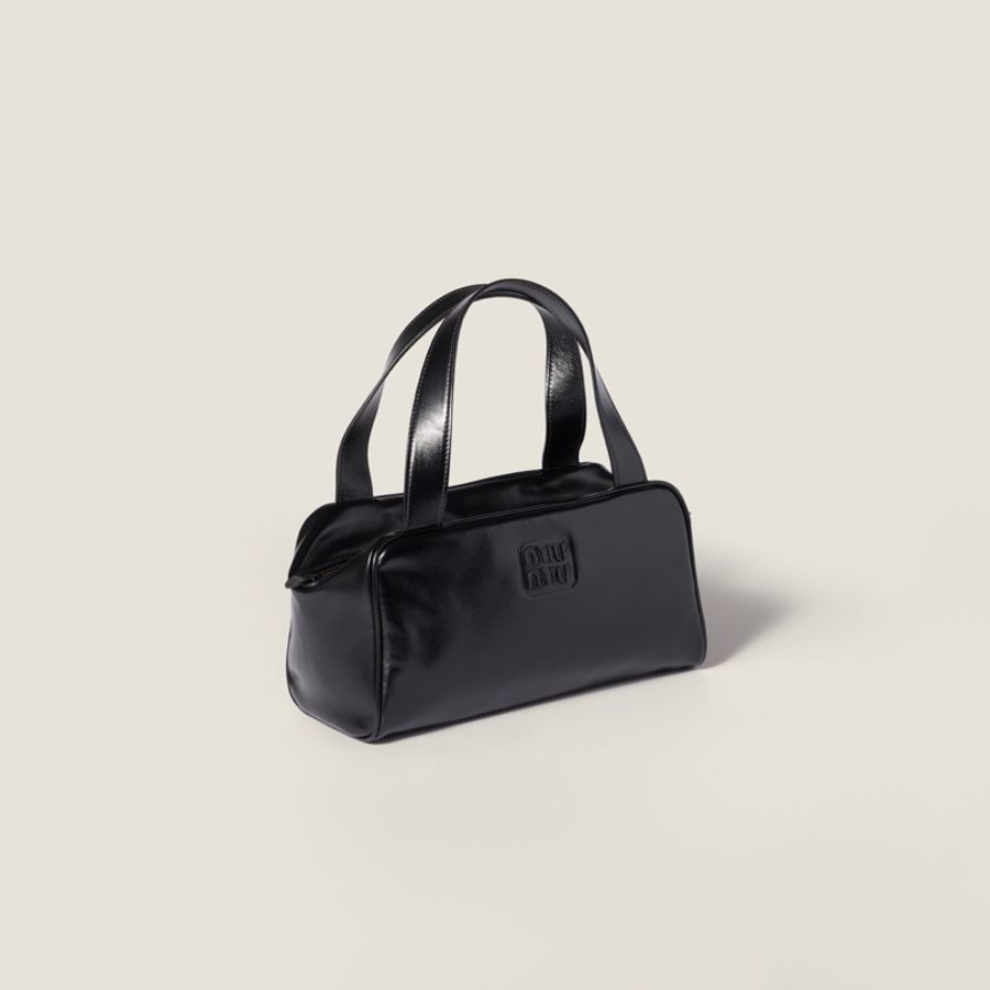 Miu Miu 女士 皮革手提包均碼碼28cm*13cm*15cm-7