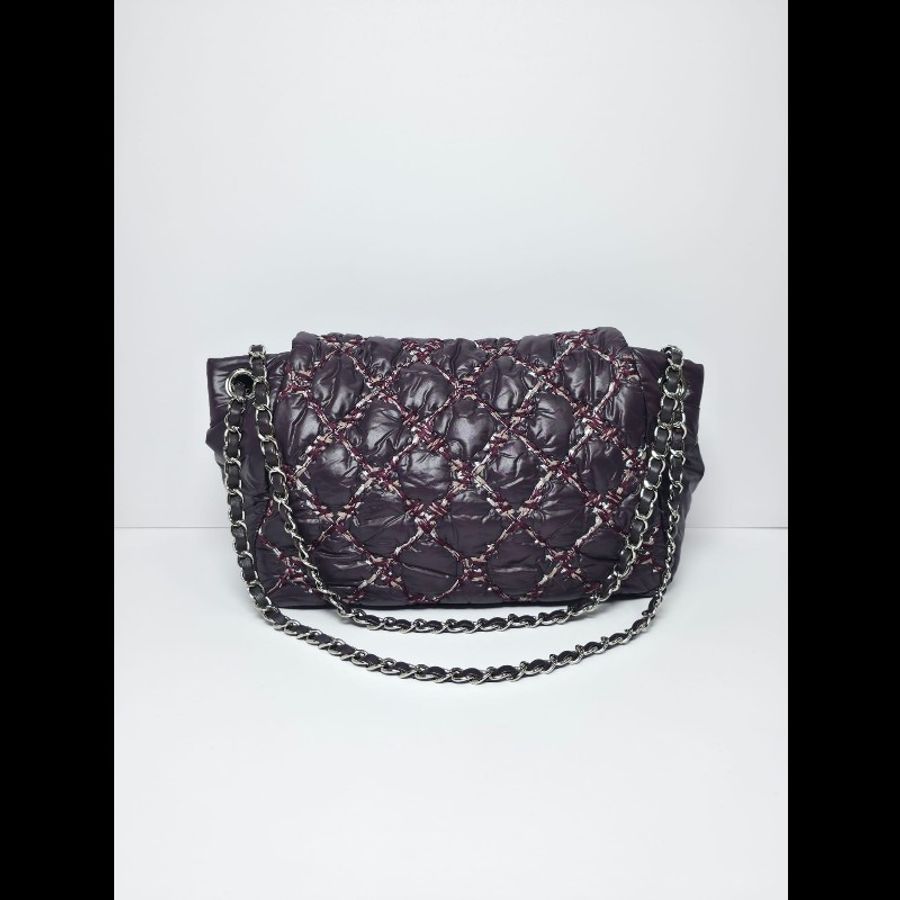 Chanel - Stitch Bubble Accordion Flap Bag-0
