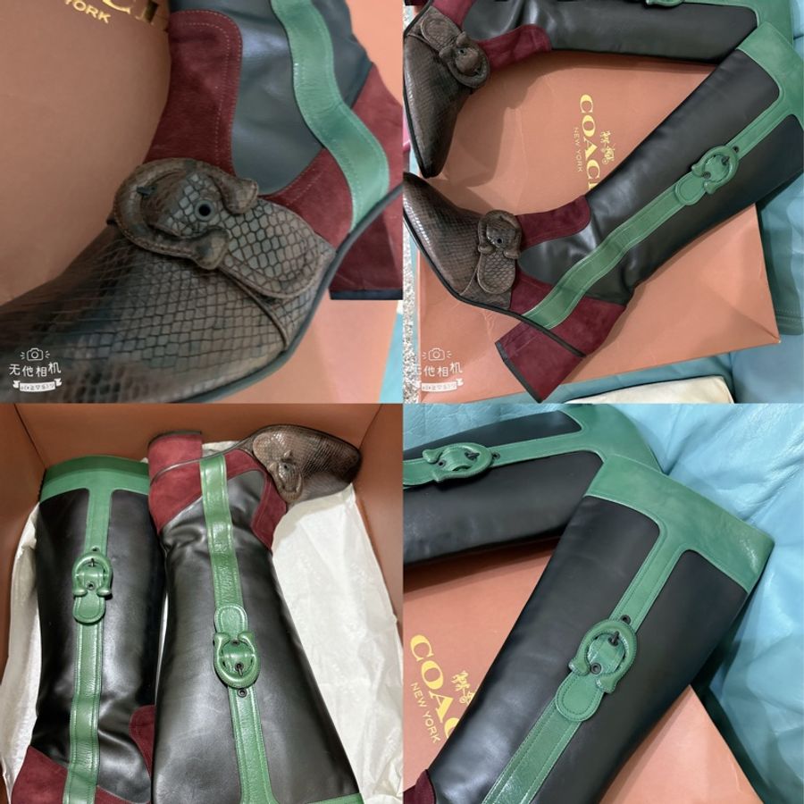 二手Coach 長筒靴子(原價25000元)-4