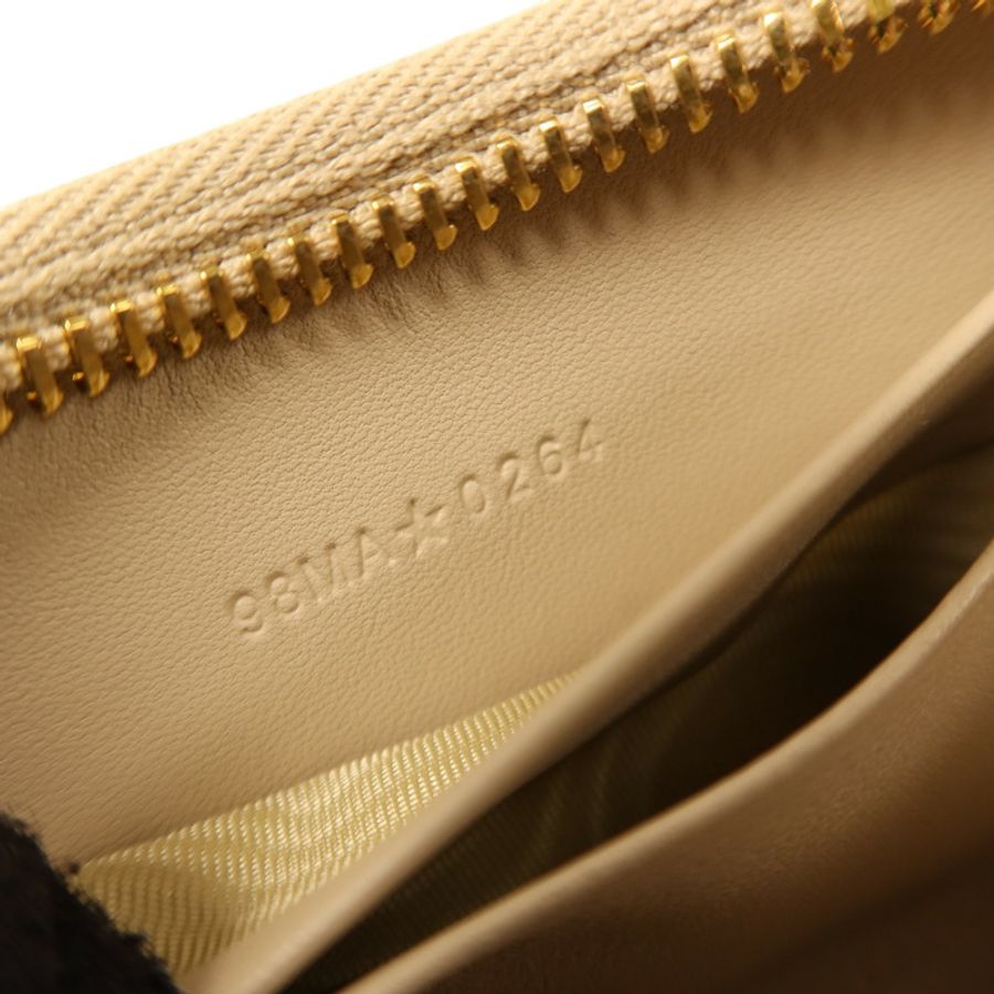 Dior 羊皮皮革Medium Lady Dior Zipper Wallet金扣長錢包-7