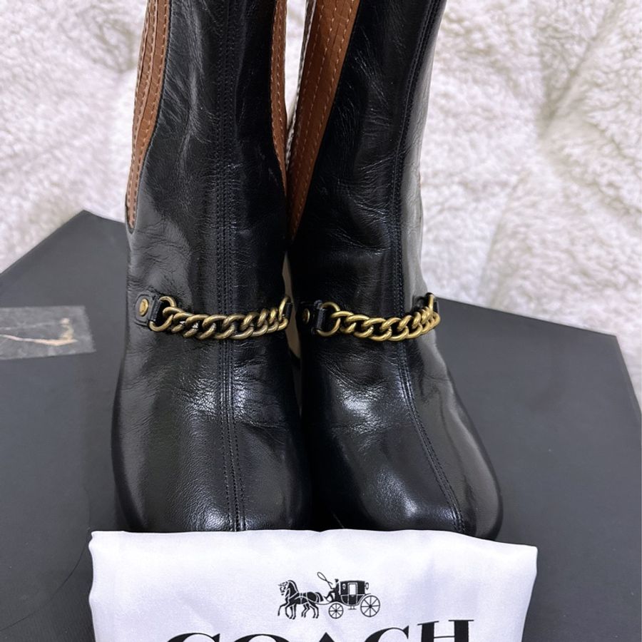 未使用coach 短筒靴（原價14300元）-33
