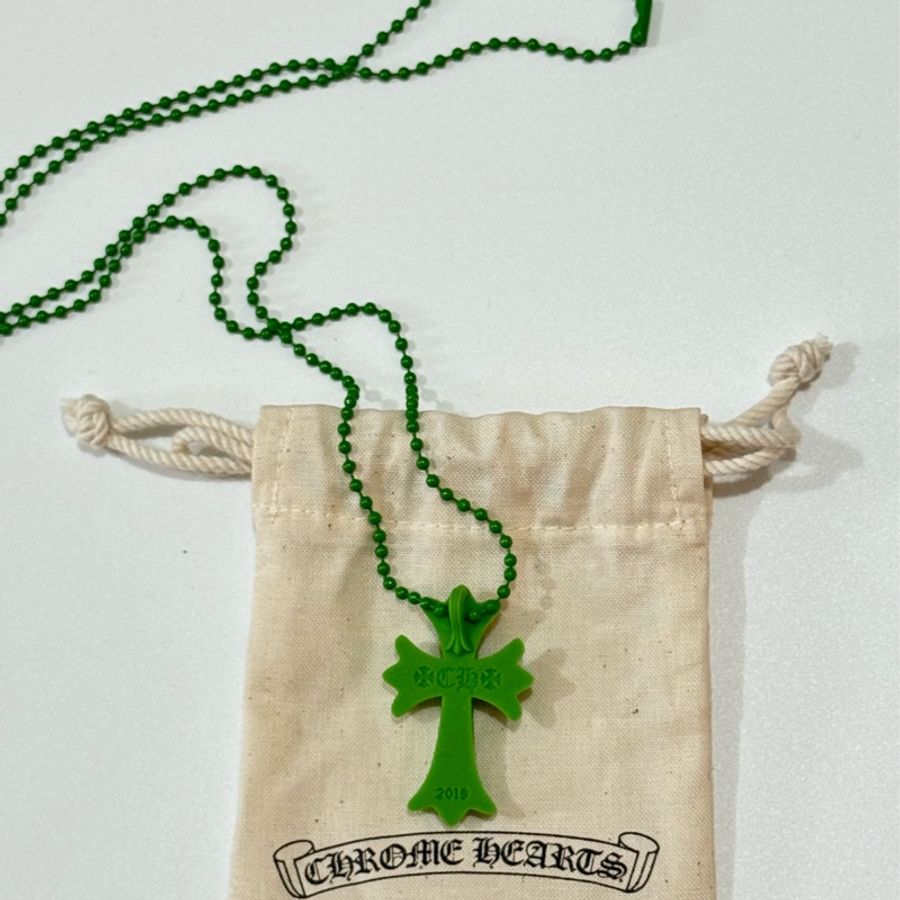 Chrome Hearts Silichrome Necklace 💚 克羅心樹脂項鍊-1