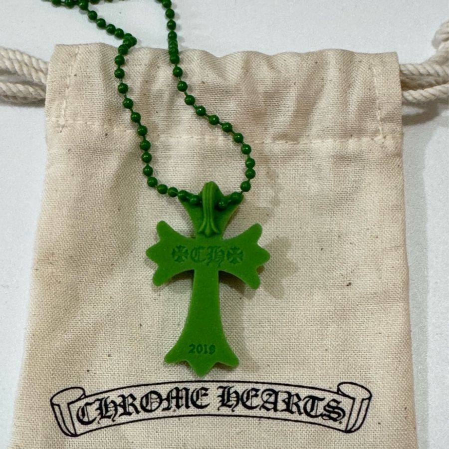Chrome Hearts Silichrome Necklace 💚 克羅心樹脂項鍊-3