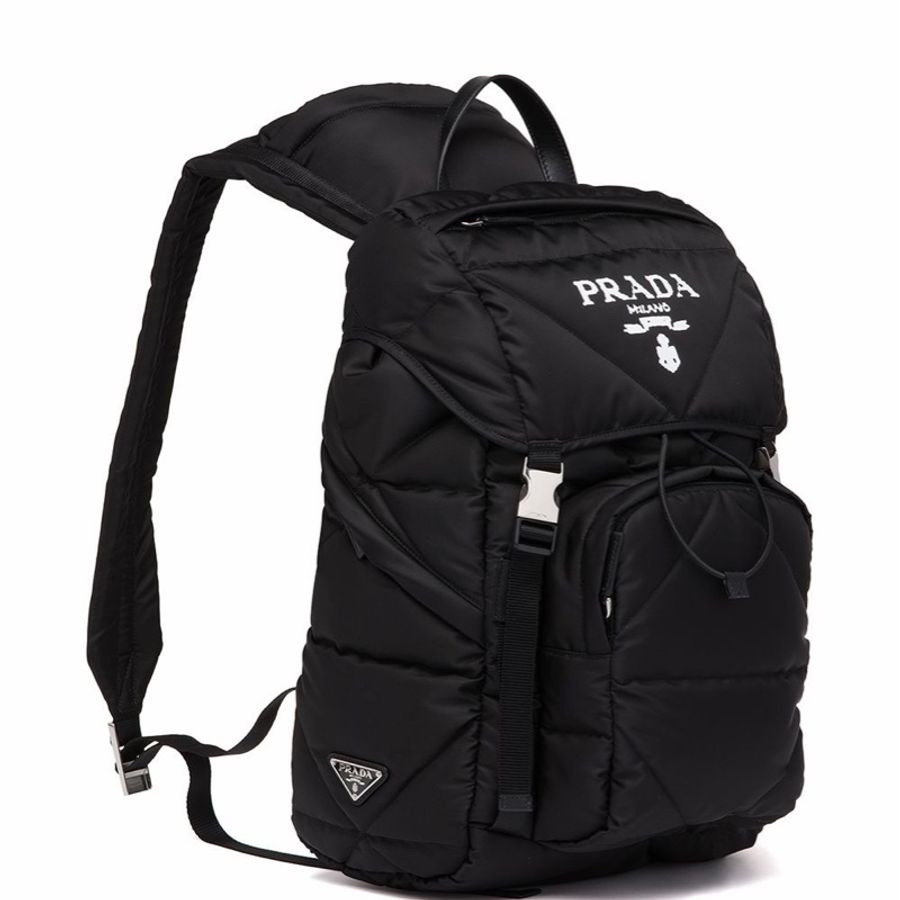 Prada 男士 logo標牌雙肩包均碼碼27X17X45CM-0