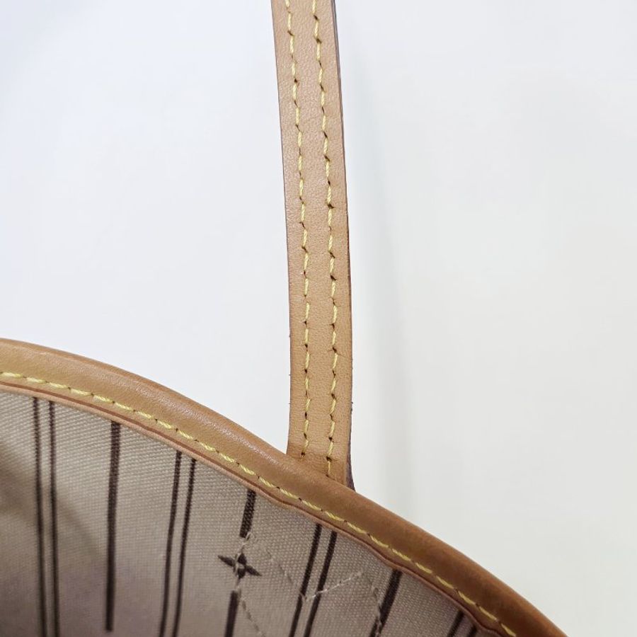 六月我生日亂賣 二手Louis Vuitton LV 原花neverfull MM中款 購物包 肩背包-46