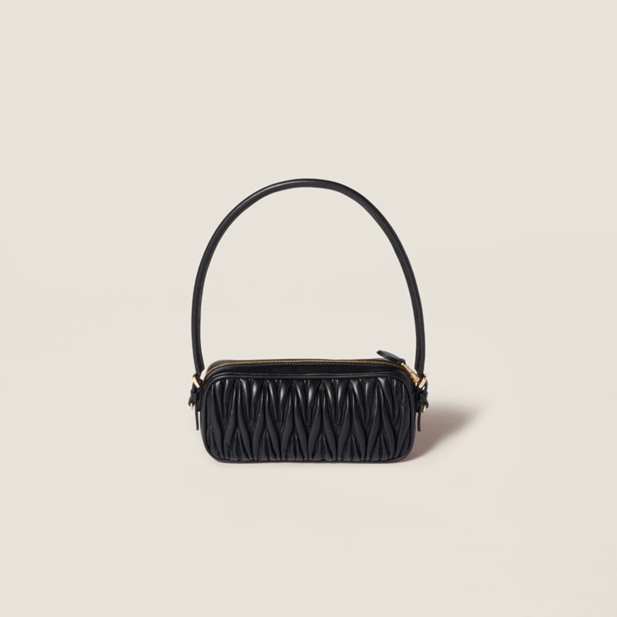 Miu Miu 女士 Matelassé 單肩包均碼碼常規、20cm*4.5cm*10cm-3