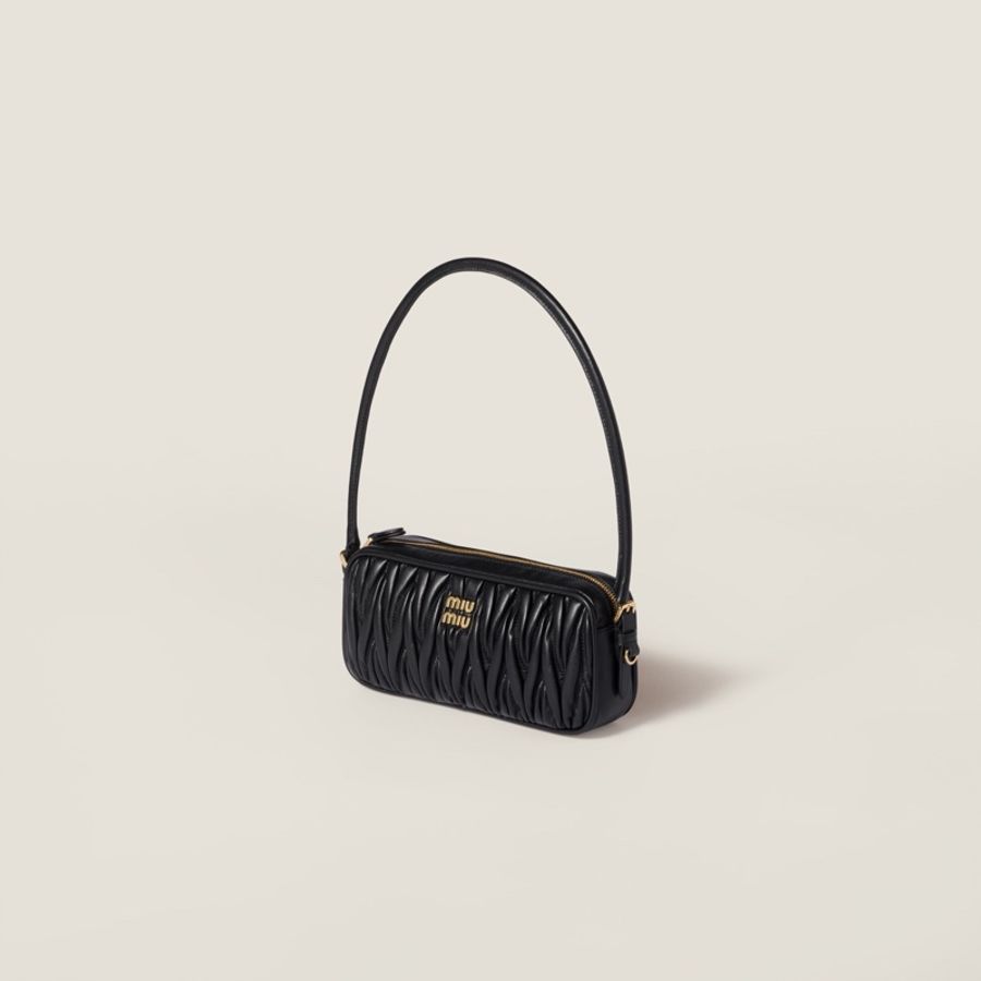 Miu Miu 女士 Matelassé 單肩包均碼碼常規、20cm*4.5cm*10cm-4
