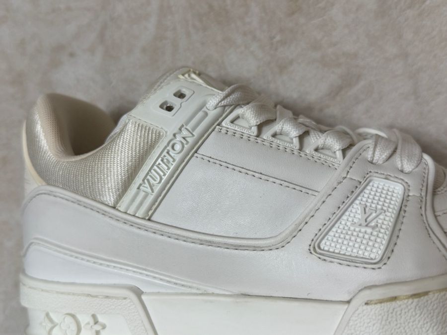 LV trainer 全白配色球鞋 運動鞋 女生38.5-39可穿-5