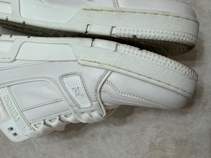 LV trainer 全白配色球鞋 運動鞋 女生38.5-39可穿-8
