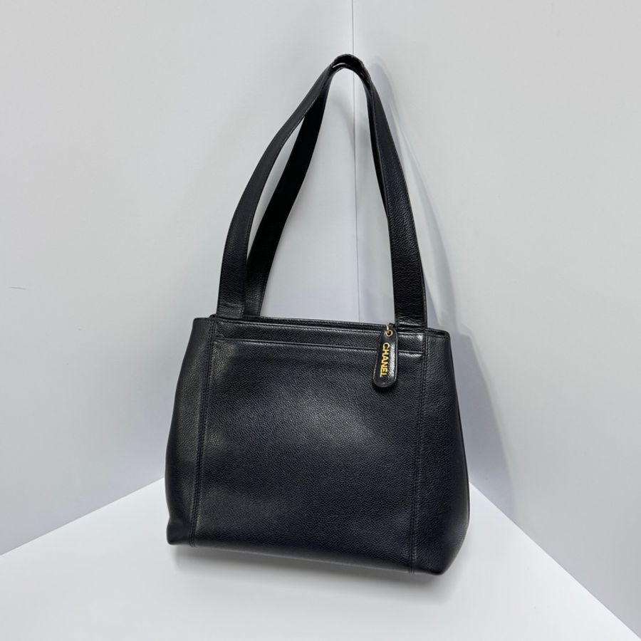 【超新‼️】Chanel 魚子醬牛皮 肩背托特包 (專櫃261,300)-6