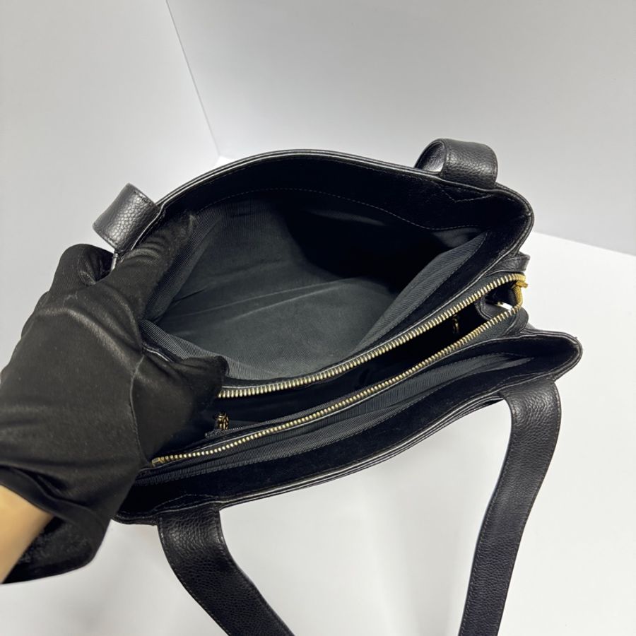 【超新‼️】Chanel 魚子醬牛皮 肩背托特包 (專櫃261,300)-10