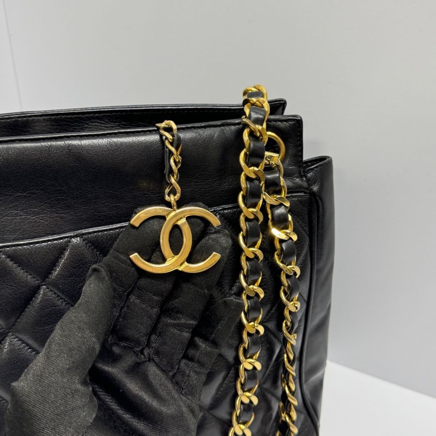 【超級新🆕】 Chanel 黑金羊皮 軟嫩Q彈🤤 經典肩背包 (專櫃23.7萬)-7