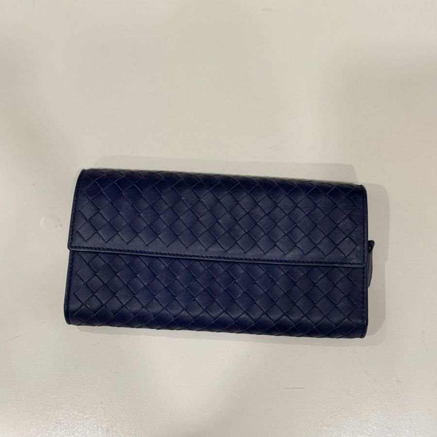 BOTTEGA VENETA 寶緹嘉 Bv經典編織小羊皮扣式長夾-0