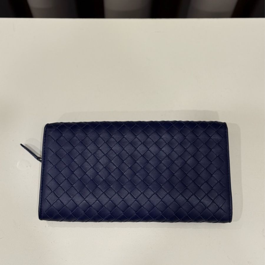 BOTTEGA VENETA 寶緹嘉 Bv經典編織小羊皮扣式長夾-1