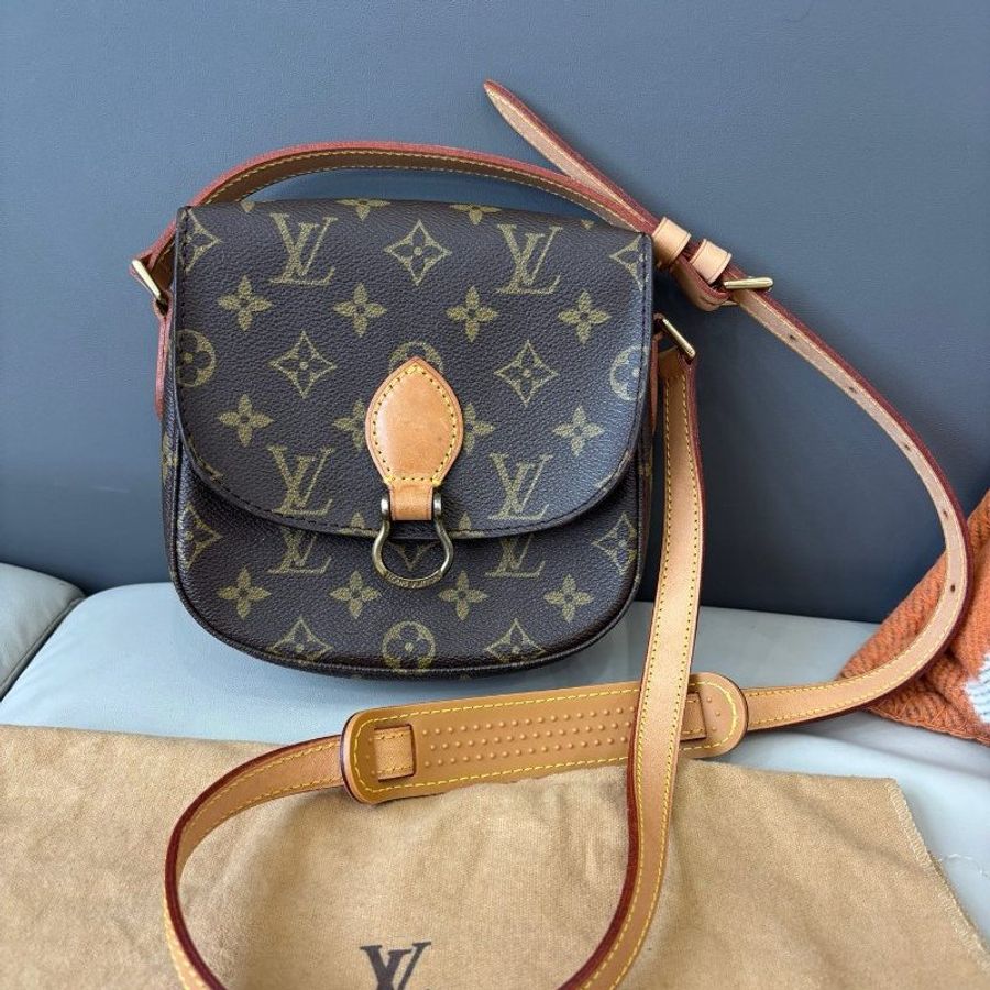 路易威登/Louis Vuitton 老花小號馬鞍包 中古款-0