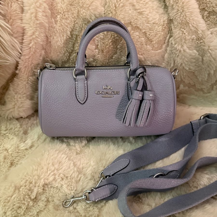 coach mini 圓筒包 全新-5