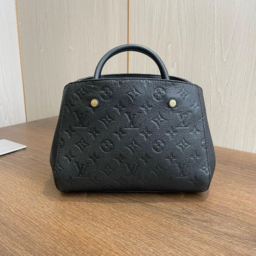 路易威登/Louis Vuitton 黑色全皮蒙田 BB-1