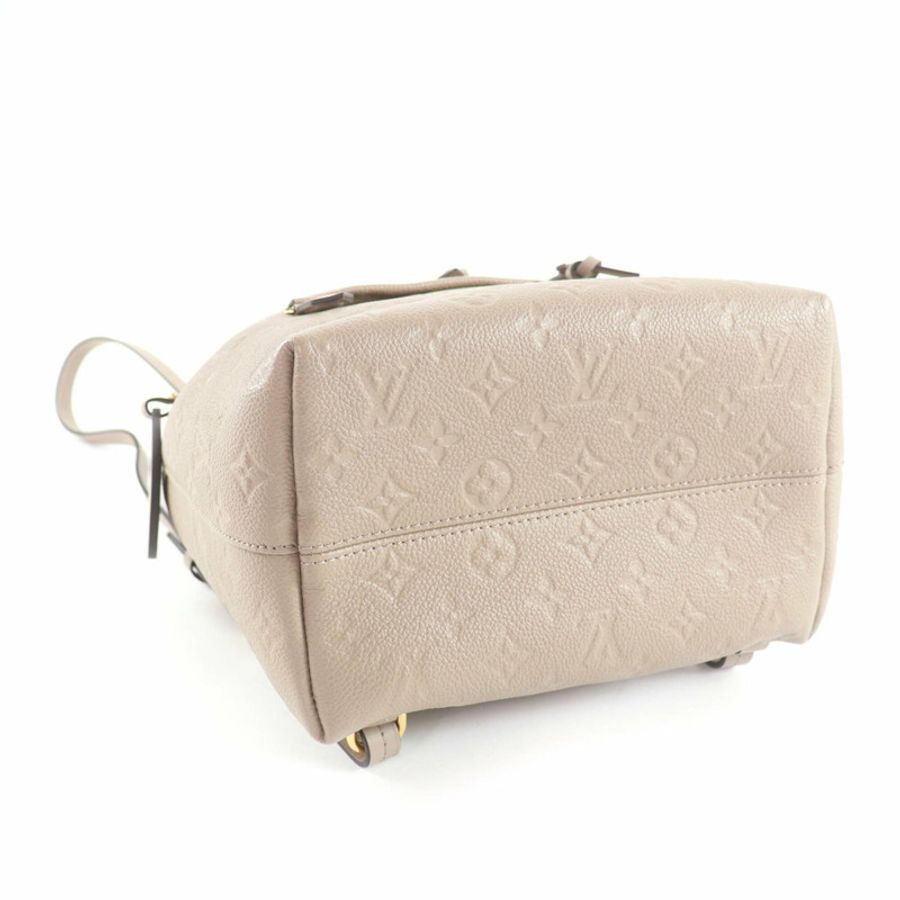 路易威登 M45410 Montsouris PM Tourterelle Monogram Empreinte 雙肩包/背包,附防塵袋,西班牙製造,女士款-3