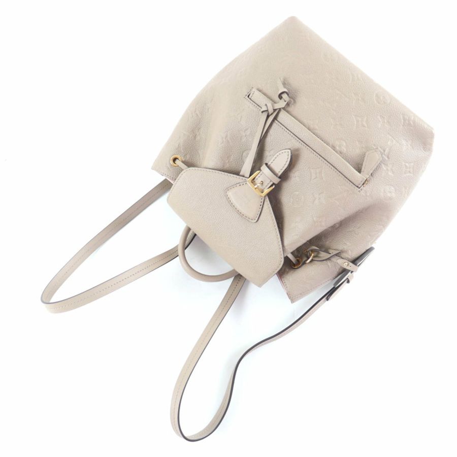 路易威登 M45410 Montsouris PM Tourterelle Monogram Empreinte 雙肩包/背包,附防塵袋,西班牙製造,女士款-8