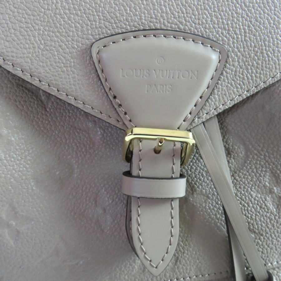 路易威登 M45410 Montsouris PM Tourterelle Monogram Empreinte 雙肩包/背包,附防塵袋,西班牙製造,女士款-9