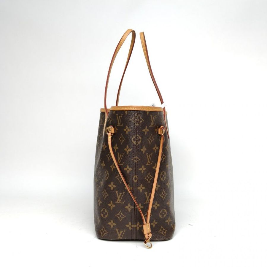 LOUIS VUITTON Neverfull中號31米色內裏老花PVC金扣2017肩背包-1