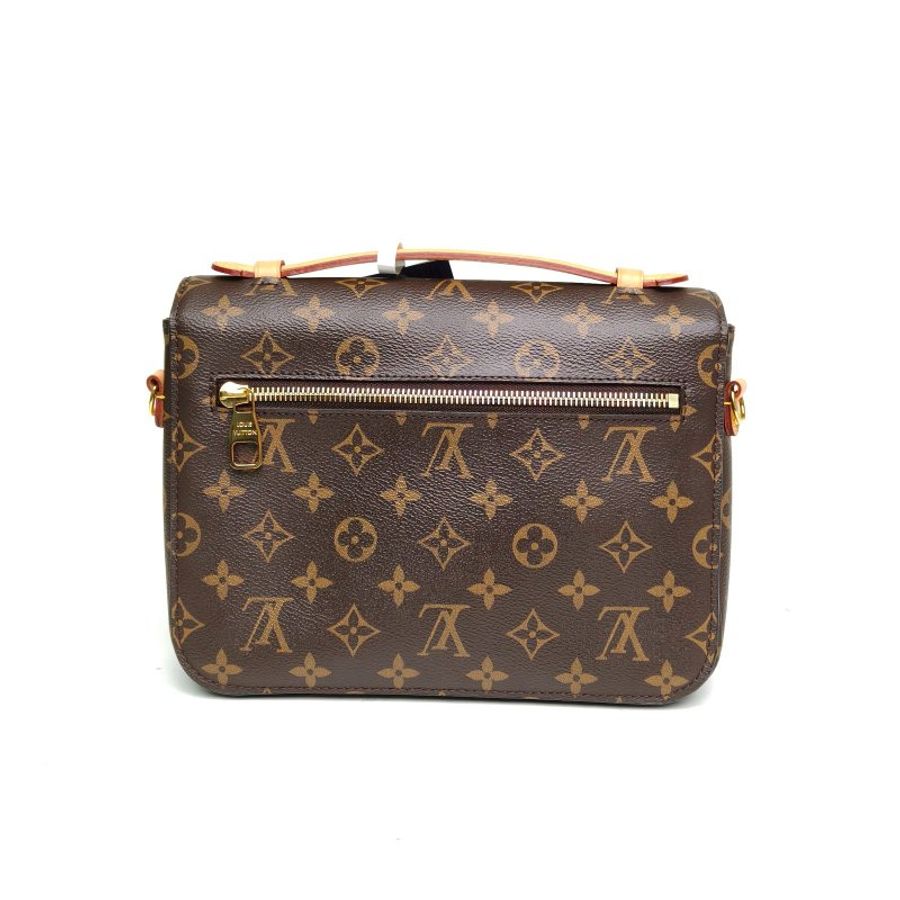 LOUIS VUITTON MetisPochette郵差包老花PVC金扣2017肩背包-2