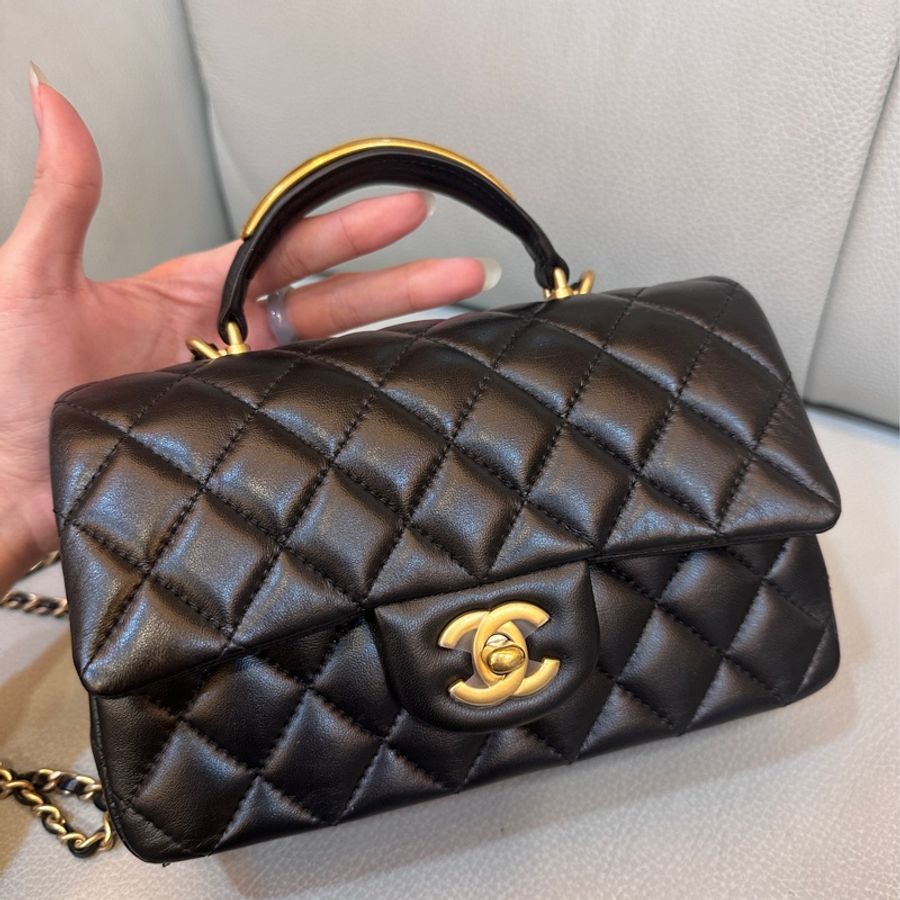 Chanel mini handle cf 20 金屬手柄-5
