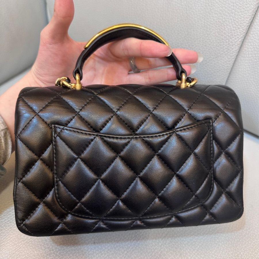 Chanel mini handle cf 20 金屬手柄-6