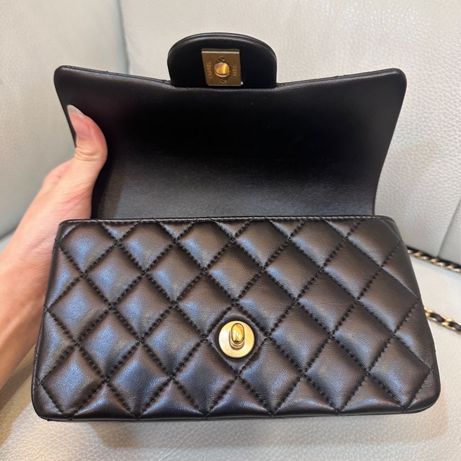Chanel mini handle cf 20 金屬手柄-15