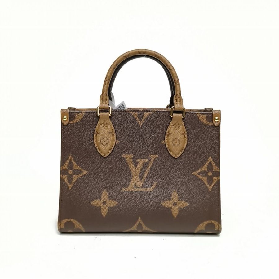LOUIS VUITTON Onthego小號25二合一老花PVC金扣晶片肩背包-2